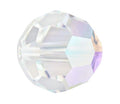 50pcs Adabele Austrian 10mm Faceted Round Crystal Beads Clear AB Compatible with Swarovski Crystals Preciosa