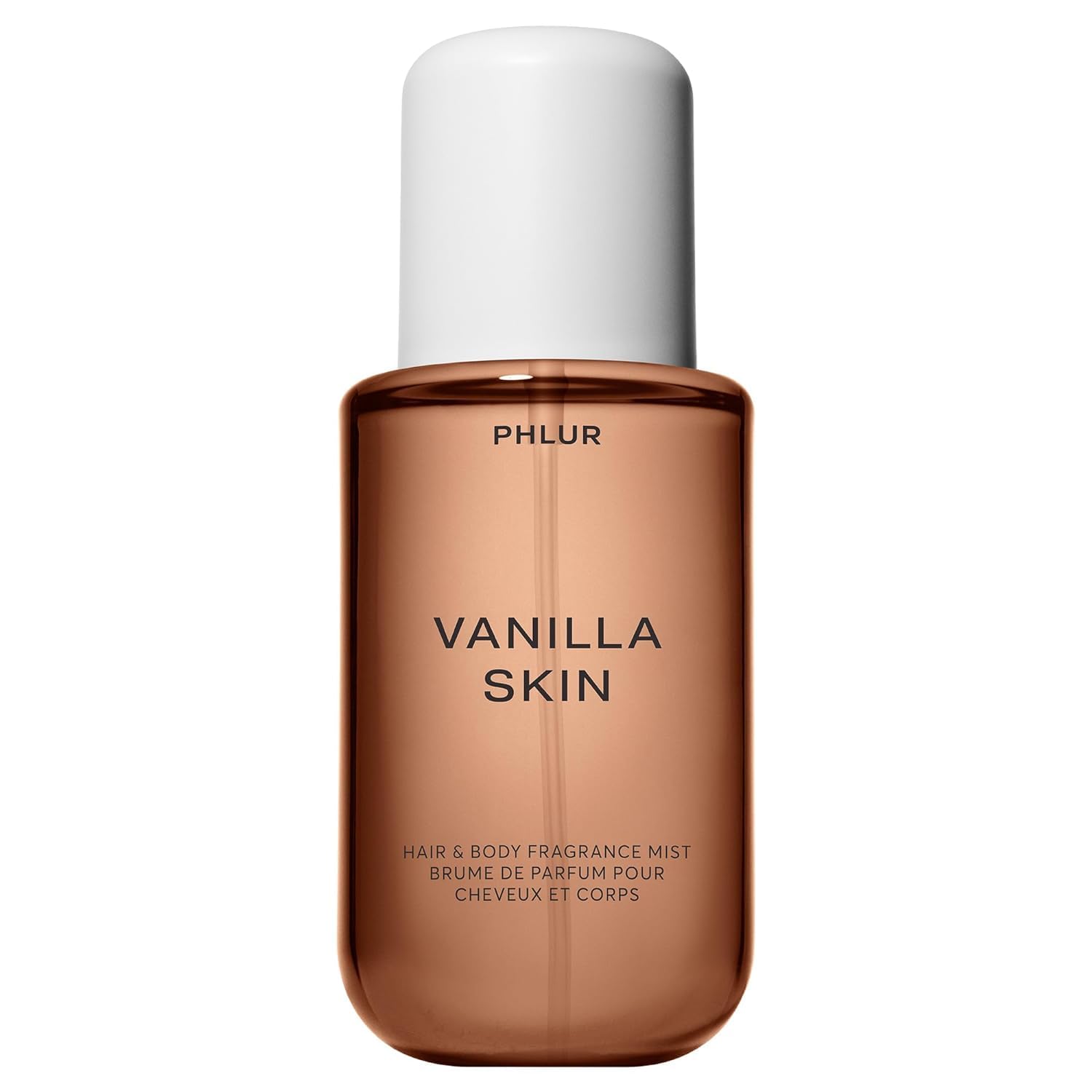 PHLUR Vanilla Skin Body Mist, 8 Fl Oz - Hair and Body Perfume for Women, Vanilla Perfume Body Spray with Pink Pepper, Cashmer