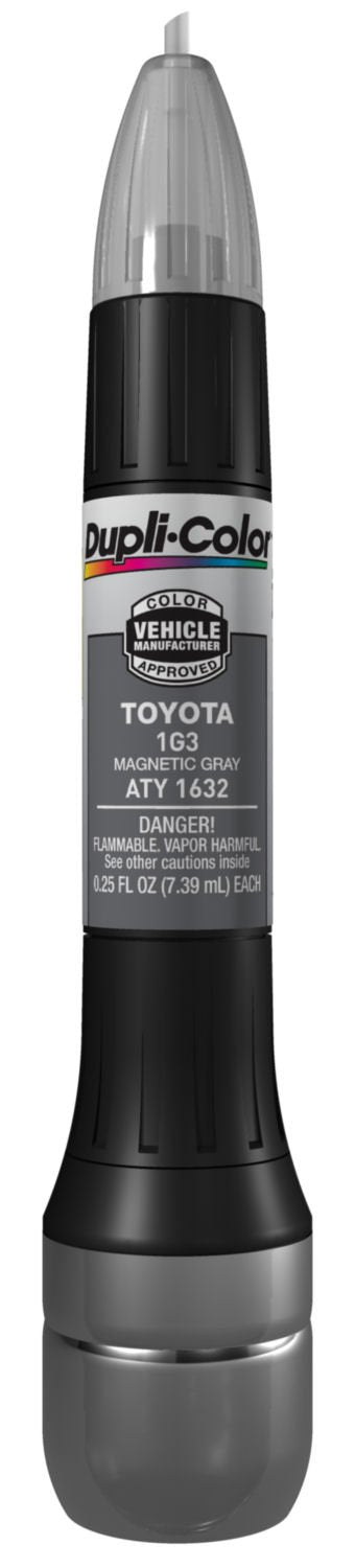 Dupli-Color ATY1632 Magnetic Gray Toyota Exact-Match Scratch Fix All-in-1 Touch-Up Paint - 0.5 oz (0.25 oz. paint color and 0