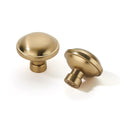 khtumeware 10 Pack Drawer Pulls 1-1/4 Inch Kitchen Cabinet Knobs Solid Round Dresser Drawer Knobs Champagne Bronze Dresser Kn