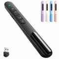 QUI Presentation Clicker with Volume Control, 2.4GHz USB Wireless Presenter Remote, PowerPoint Clicker Slide Advancer Compati