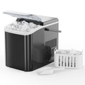 NEWBULIG Ice Makers Countertop with Handle, Portable Ice Machine, 9 Bullet Ice Cubes in 6 Mins, 26lbs in 24Hrs, Auto-Cleaning