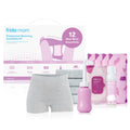 Frida Mom 11pc Postpartum Essentials Kit Gift Set, Hospital Bag Must Haves for New Mom, Includes 4 Disposable Postpartum Unde