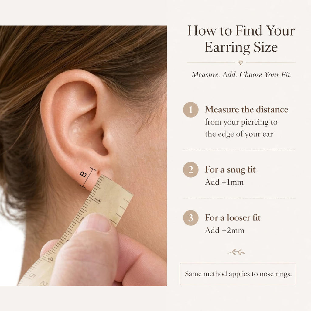 Small Gold or Sterling Silver Huggie Hoop Earrings for Women Cartilage Nose Helix Tragus