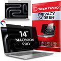 SightPro Magnetic Privacy Screen for MacBook Pro 14 Inch (2021-2026, M1-M5, Pro, Max) Patented Removable Laptop Privacy Filte