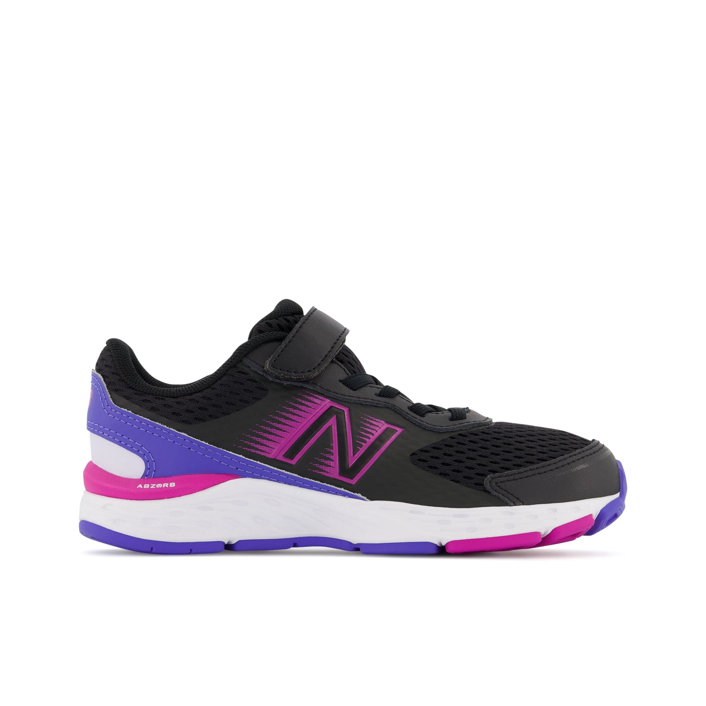 New Balance Kids' 680 V6 Hook and Loop Running Shoe