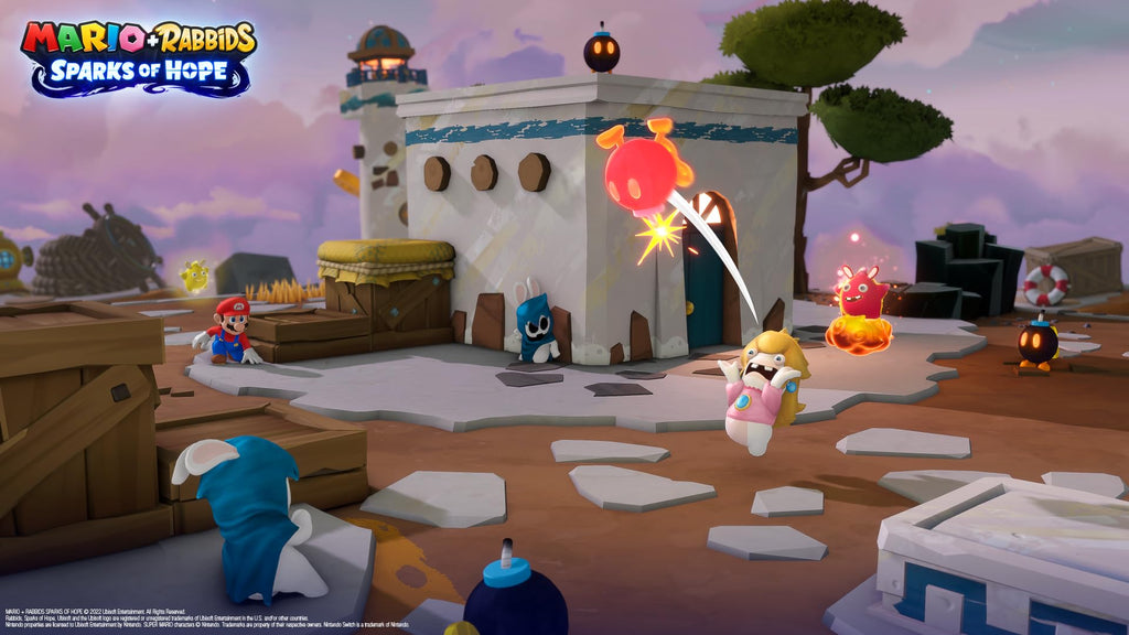 Mario + Rabbids Kingdom Battle and Sparks of Hope - Amazon Exclusive, Nintendo Switch (Code in a Box)