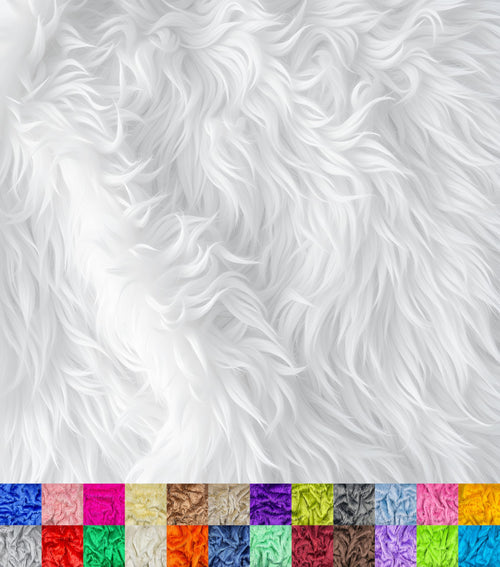 Barcelonetta | Faux Fur Fabric | Soft & Plush | Costume, Upholstery, Decoration, Sewing Material | Fluffy, Fuzzy | Shaggy, Lo