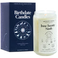Birthdate Candles, June 29 - Cancer Zodiac Scented Candles Birthday Gift - Rose, Chamomile & Ylang Ylang Scent - All-Natural