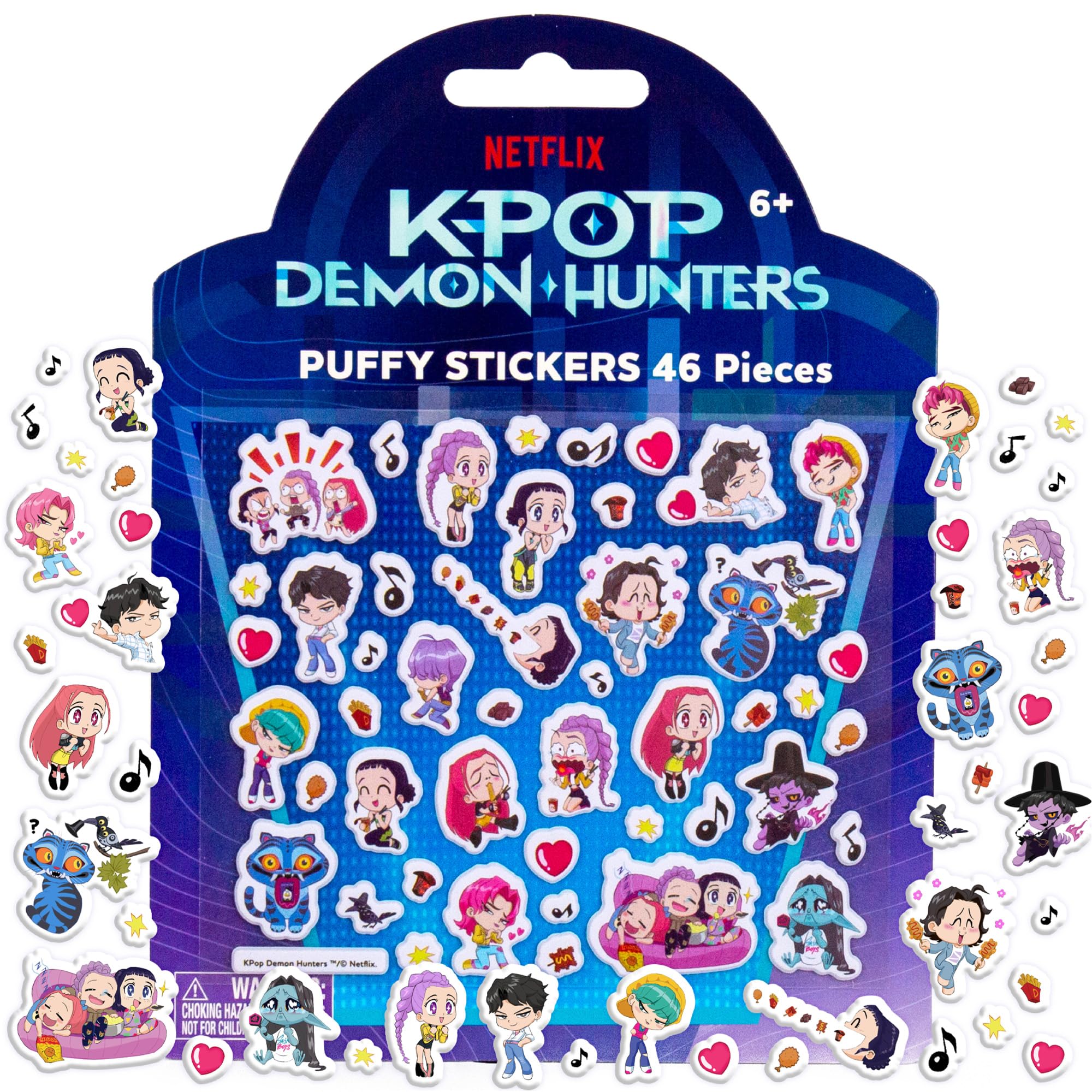 Horizon Group USA Puffy Sticker Playset for Kids, Kpop Demon Hunters